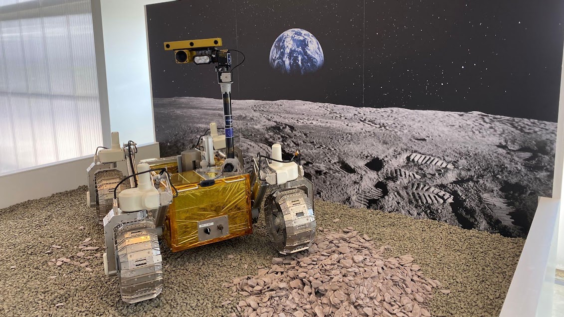 The LUVMI rover at Astropolis, in Oostende